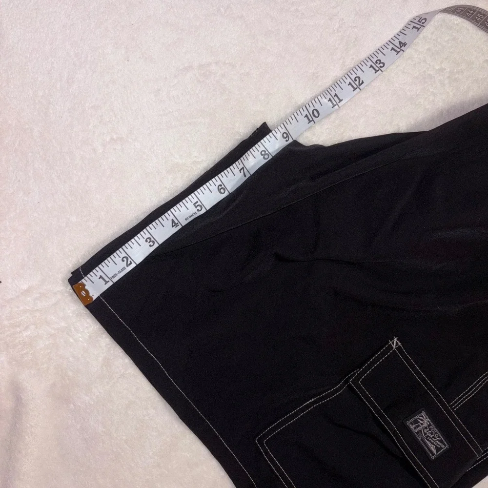 POLO RALPH LAUREN Board Shorts Mens XXL Black Kailua Swim Trunks Cargo Pocket